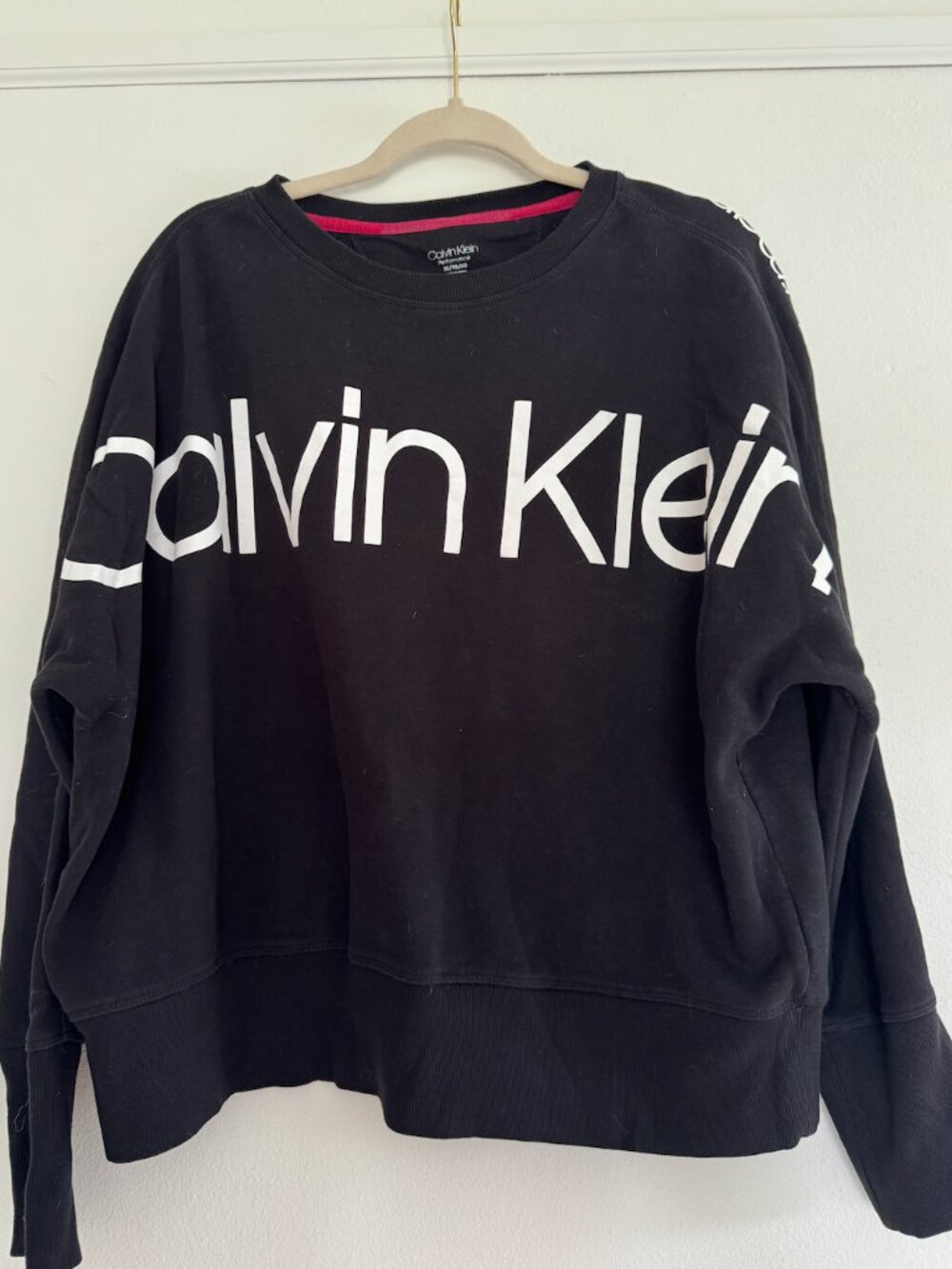 Black Calvin Klein Oversized Sweatshirt | XL